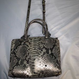 Micheal Kors Ellis Studded Scarlet leather purse